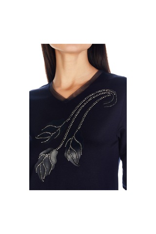 ekazak Kadın Lale/tulip Viskoz-lycra T-shirt Bluz 001