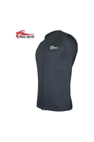 Free-Moto Motorsikletçi Sıfır Yaka Neopren Yelek
