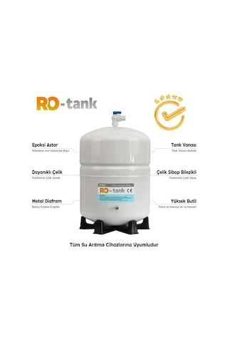 Hanedan Metal Tank 8 LT 2.2 Galon Su Arıtma Tankı