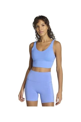 Adidas W 3ss Ess Ms Kadın Mavi Sporcu Sütyeni Hz0873