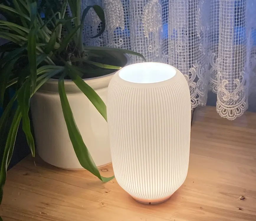 Modern Çizgili Masa Lambası Işık Gün Işığı Beyaz