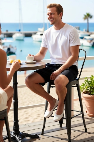 Benerly Erkek Şort Regular Kesim Dokulu Kordonlu Bermuda Örme Waffle Düz Çok renkli
