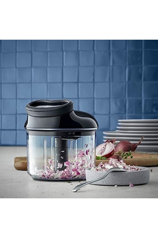 Wmf Gourmet Manuel Doğrayıcı, 900 Ml, İpli Sebze Doğrayıcı, Soğan, Sarımsak, Kuruyemiş, Ot Ve Meyve İçin, Plastik