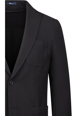 Hatemoğlu Siyah Slim Fit Mono Yaka Klasik Ceket 14293024a001 991 1852645 Siyah