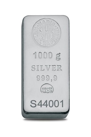 Nadir 1000 Gram Külçe Gümüş