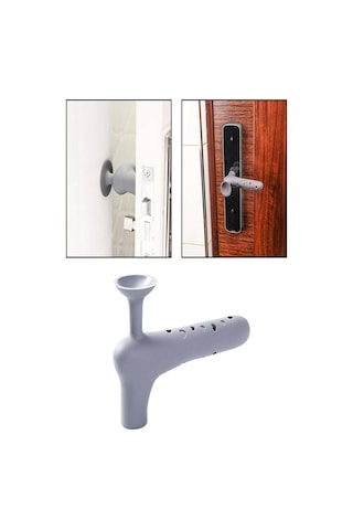 Silikon Kapı Kolu Stoperi Duvar Koruyucu Pencere Tutucu Stoper Çocuk Güvenlik Aparatı Duvar Koruyucu