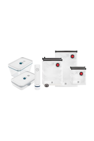 Zwilling Fresh & Save Vakumlu Başlangıç Seti, Cam, 8 Parçalı, Kut