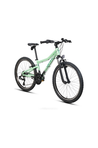 Carraro Monte 260 V-fren 24" Jant 21 Vites 32 Kadro Dağ Bisiklet Pastel Yeşil Siyah Mavi