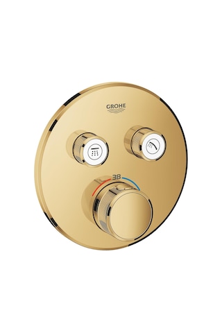 Grohe Grohtherm Smartcontrol Çift Valfli Akış Kontrollü Ankastre Termostatik Duş Bataryası 29119Gl0 Altın
