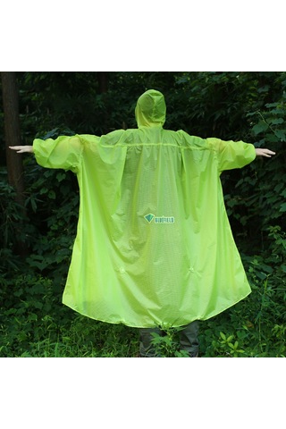 Padalink 15d Naylon Silikonlu Yağmurluk - Sırt Çantalı Outdoor Yağmurluk Yeşil Yeşil