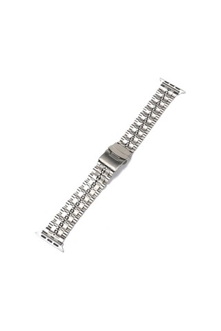 Watch Ultra 49mm Kordon Uyumlu Krd-54 Metal Strap Kayış Stsr- Lacivert