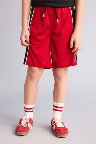 Defacto Nba Chıcago Bulls Regular Fıt Tül Şort Erkek Çocuk H2883a826hsrd70 Kırmızı-rd70