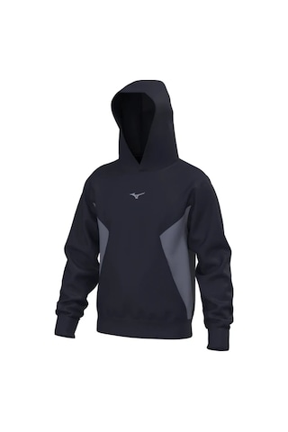 Mizuno Athletics Hoodie Erkek Kapüşonlu Sweatshirt Lacivert / Gri Çok Renkli