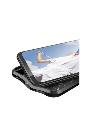 Oppo A72 Kılıf Zore Niss Silikon Kapak Kırmızı