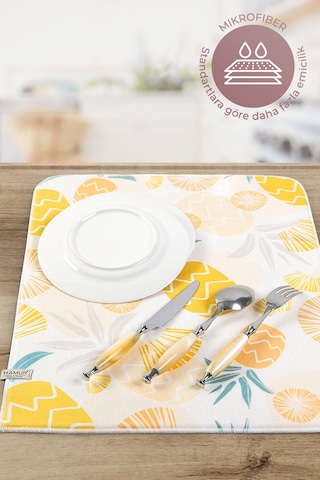 Bulaşık Kurutma Matı 42x50 Cm Pedi Kurulama Bezi Örtüsü Mf-071
