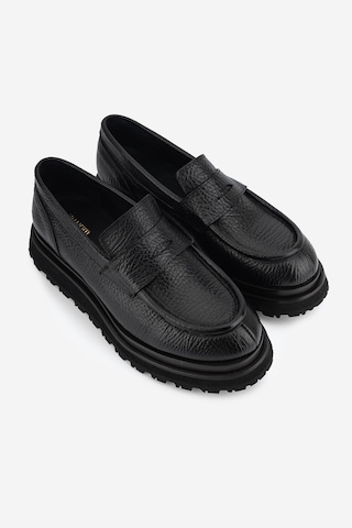 Valmenti Erkek Hakiki Deri Siyah Loafer Ayakkabı 1068 9111 Erk Ayk Sk26-27 Sıyah