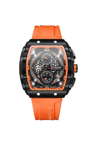 Curren 8442 Turuncu Erkek Kol Saati