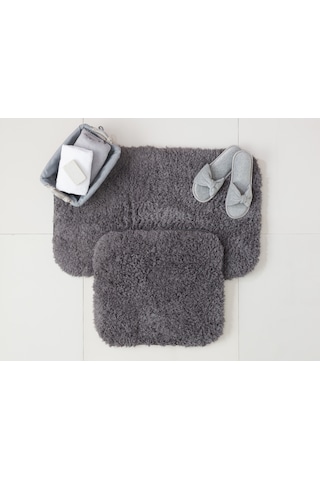 Madame Coco Sheep Banyo Paspası 1kbapa05262'li Büyük Boy Set-antrasit Antrasit