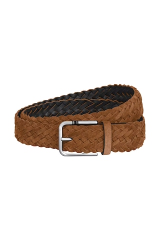Montblanc Meisterstück Süet 35 Mm Xl Kare Tokalı Kemer 222271 Kahverengi