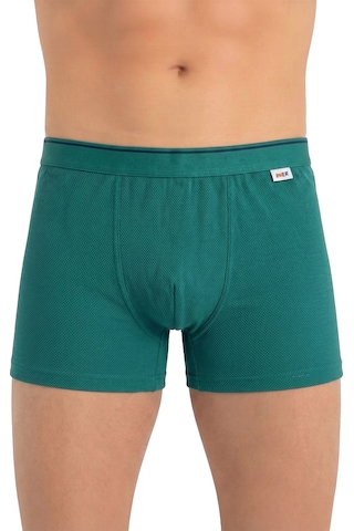 Just Inner Erkek Pamuklu Boxer Pike Kumaş Ergonomik Tasarım 137001 Yeşil