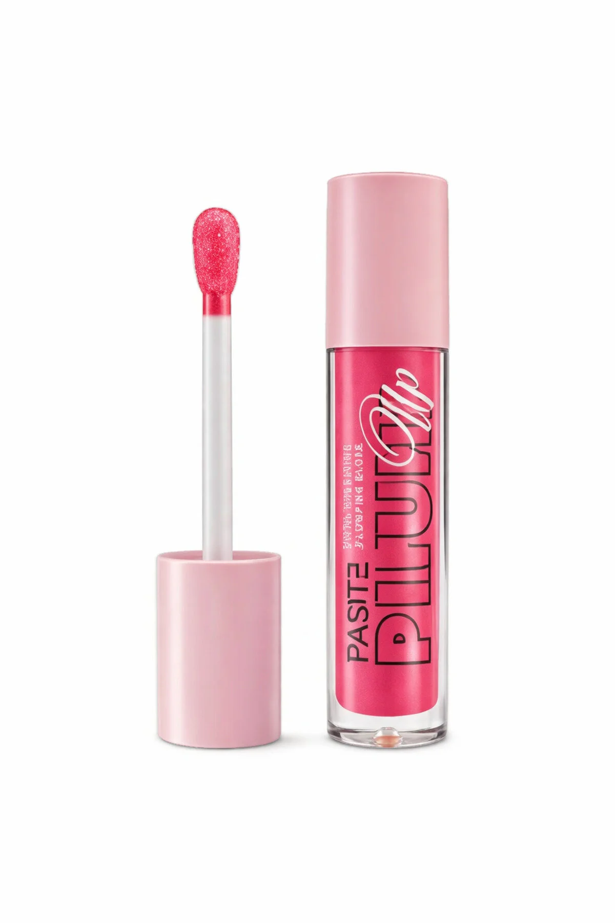 Lip Gloss No:204 Işıltılı Pembe Dolgunlaştırıcı Dudak Parlatıcısı 0