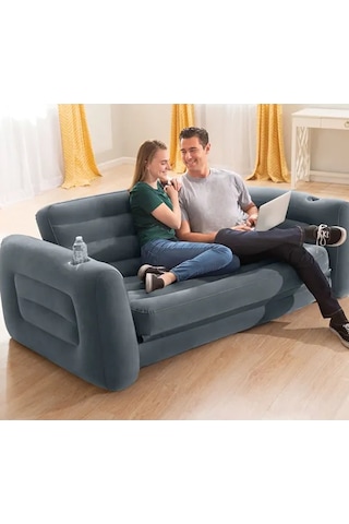 Efsane Kamp Yatak Olabilen Şişme Koltuk 203 + Pompa