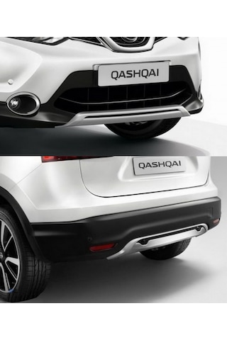 Nissan Qashqai J11 2014+ Uyumlu Yedek Parça Ön Arka Plate Difüzör