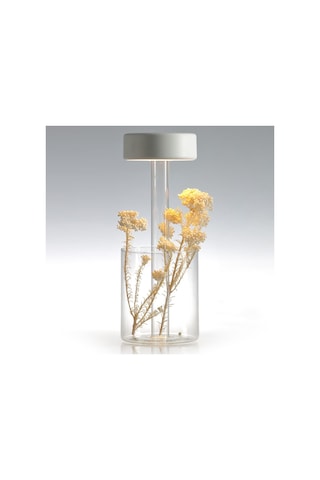 Özcan Aydınlatma 3018-01 Vase Masa Lambası Beyaz Beyaz
