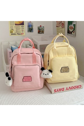 Hafif, Basit Ve Çok Yönlü Payları Geri Çantası - Pembe