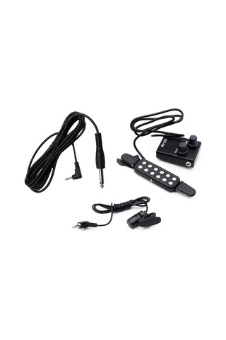 Xiyyadms 38-41 İnç Akustik Gitar İçin Manyetik Alıcı Seti - Kol Saati Mikrofon Ve Ses Kontrolcüsü İle Oynarken Şarkı Söyleyin, 3 Metre Ses Kablosu Dahil