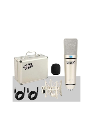 Midex Central-rd Pack-3 Stüdyo Kayıt Ekipmanları Glx-700rd Ses Kartı Cx1 Stüdyo Mikrofon