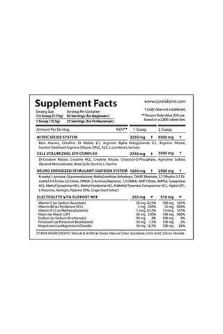 Core Labs Hyper Power Preworkout Dmha+dmaa+agmantine Sulfat 388 G