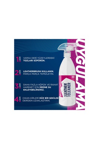 Gyeon Q²M LeatherCleaner Strong Güçlü Deri Temizleyici - 1000 ML
