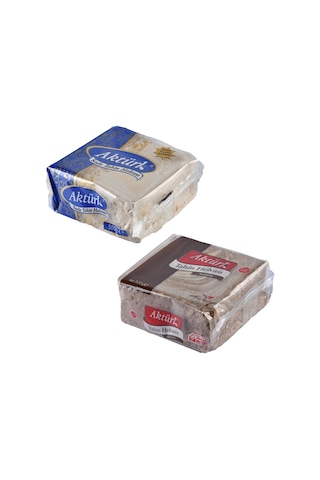 Aktürk Helva 500 Gr Sade Ve Kakaolu 2 Li Paket