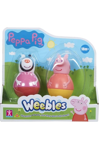 Weebles Peppa Pig 2Li Paket Peppa Pig&Zoe Zebra 7666