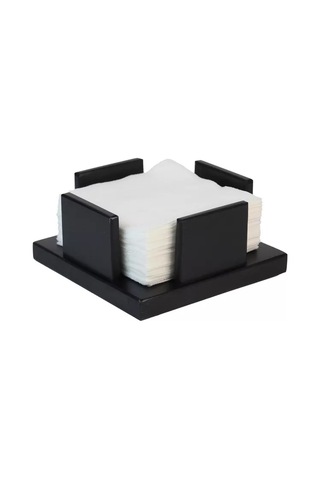 Masterskaa S Wood Siyah Ahşap Peçetelik 233050401 Siyah