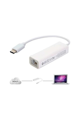 Usb 3.1 Type C To Ethernet Çevirici Dönüştürücü Adaptör