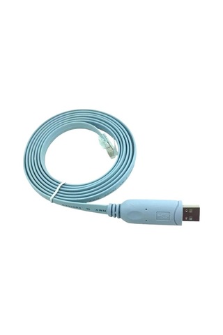 Fortunelane Usb Uzantısı Rj45 Konsol Kablosu 1.8m Ft232r Chip Rs232 Değiştirici H3c Yönlendirici Kablo