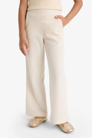 Defacto Kız Çocuk Wide Leg Waffle Cepli Geniş Paça Pantolon E8293a825aubg734 Bej