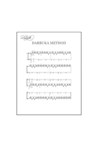 İşlemeli Mısır Darbuka - Seyahat Kajon - Darbuka Method