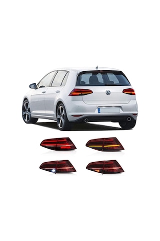 Volkswagen Golf 7 - 7.5 2012-2020 Led Stop 7.5 Highline Görünüm