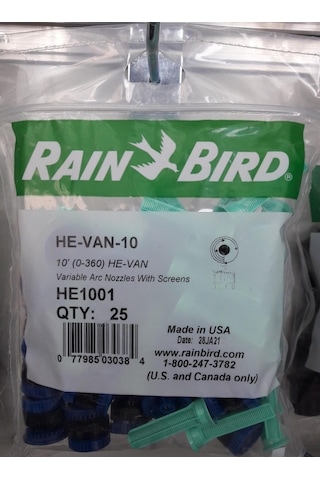 Rain Bird 10 He Van Nozul - 25 Adet