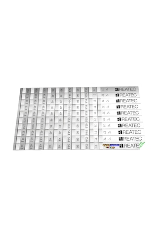 Reatec Sıcaklık Ölçüm Etiketi Isı Ölçer Ölçüm Aralığı 37,8 C - 77 C 10adet
