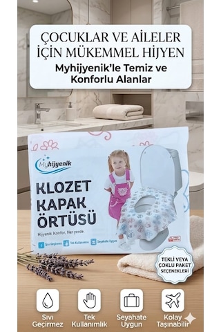 Kullan At Klozet Kapak Örtüsü 20 Adet 2 10
