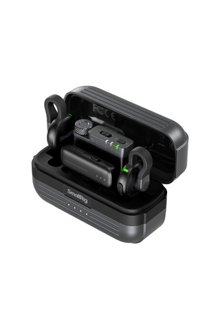 Smallrig - 5715 S70 Siyah 2 Kişilik 48khz/24bit Kablosuz Yaka Mikrofonu