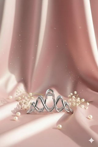 Mandal Modelli Metal Toka, Metal Klipsli Mandal Toka Gümüş