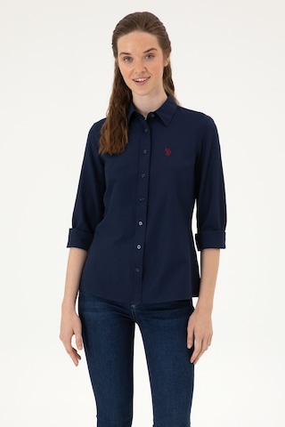 U.s. Polo Assn. Kadın Lacivert Gömlek Basic 50316711-vr033 Lacivert