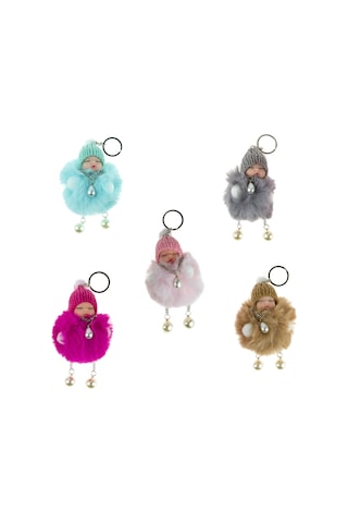 Uyuyan Bebek Anahtarlık Yumuşak Tüylü 10 Cm
