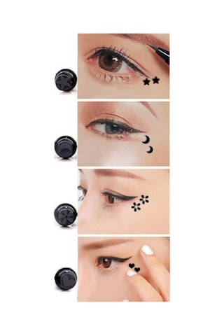 4'lü Desenli Çift Taraflı Eyeliner Seti Diğer