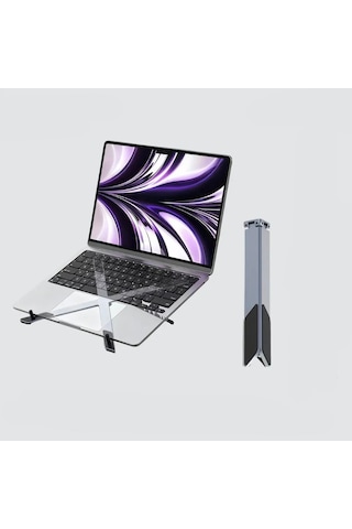 Jmary Ms-97 Alüminyum Ayarlanabilir Katlanabilir Tablet Ve Laptop Standı Siyah